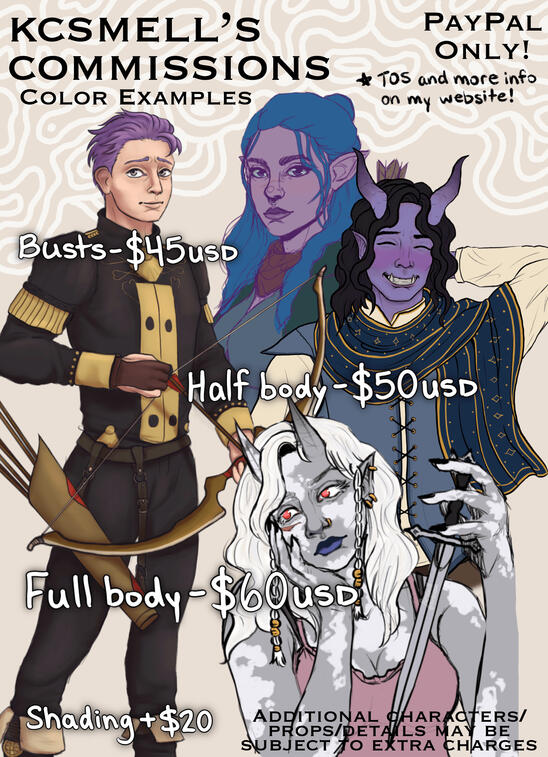 Color comms examples