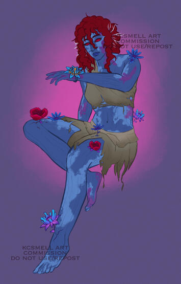 Full body color commission