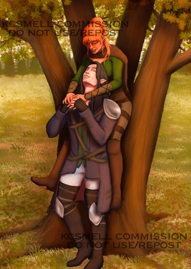 Two full body rendered commission