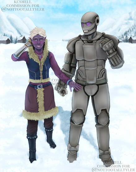 2 full body rendered commission